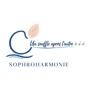 Logo officiel de SophroHarmonie, cabinet de sophrologie thérapeutique à domicile et visio pour la gestion du stress et du sommeil à Aubagne, Marseille, Saint-Zacharie, St Maximin la sainte Baume.
