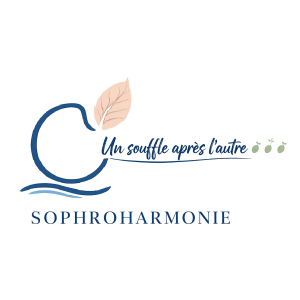 Logo officiel de SophroHarmonie, cabinet de sophrologie thérapeutique à domicile et visio pour la gestion du stress et du sommeil à Aubagne, Marseille, Saint-Zacharie, St Maximin la sainte Baume.